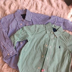 Bundle of Two Long Sleeve Collared Polos